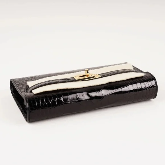 Hermes Black alligator Clutch - Picture 7 of 9